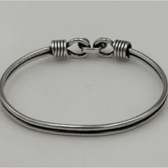 Tiffany & Co. Silver Hook and Coil Bracelet - Sterling silver and 18k gold
